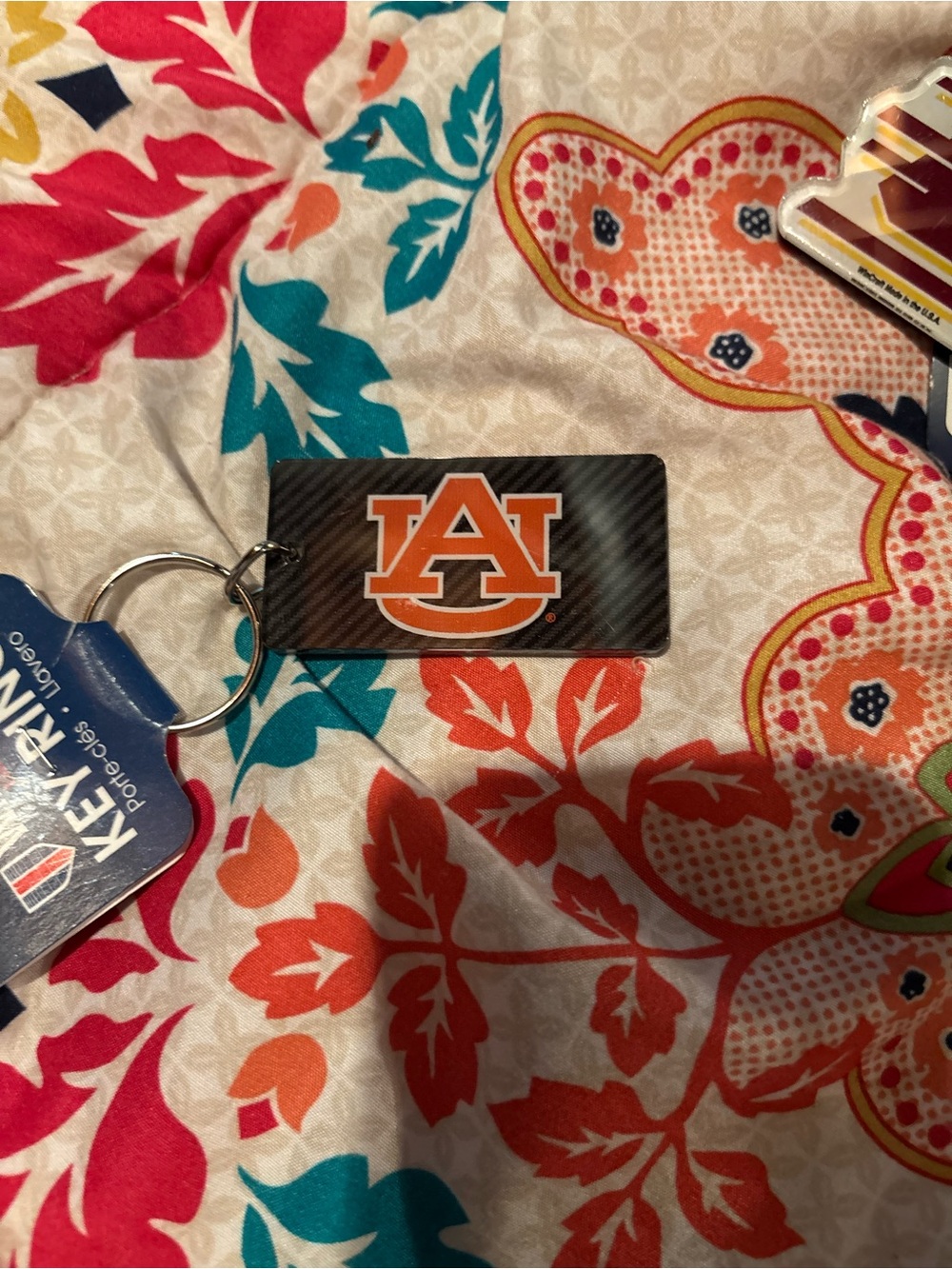 Auburn tigers keyring chain ships fast brand new